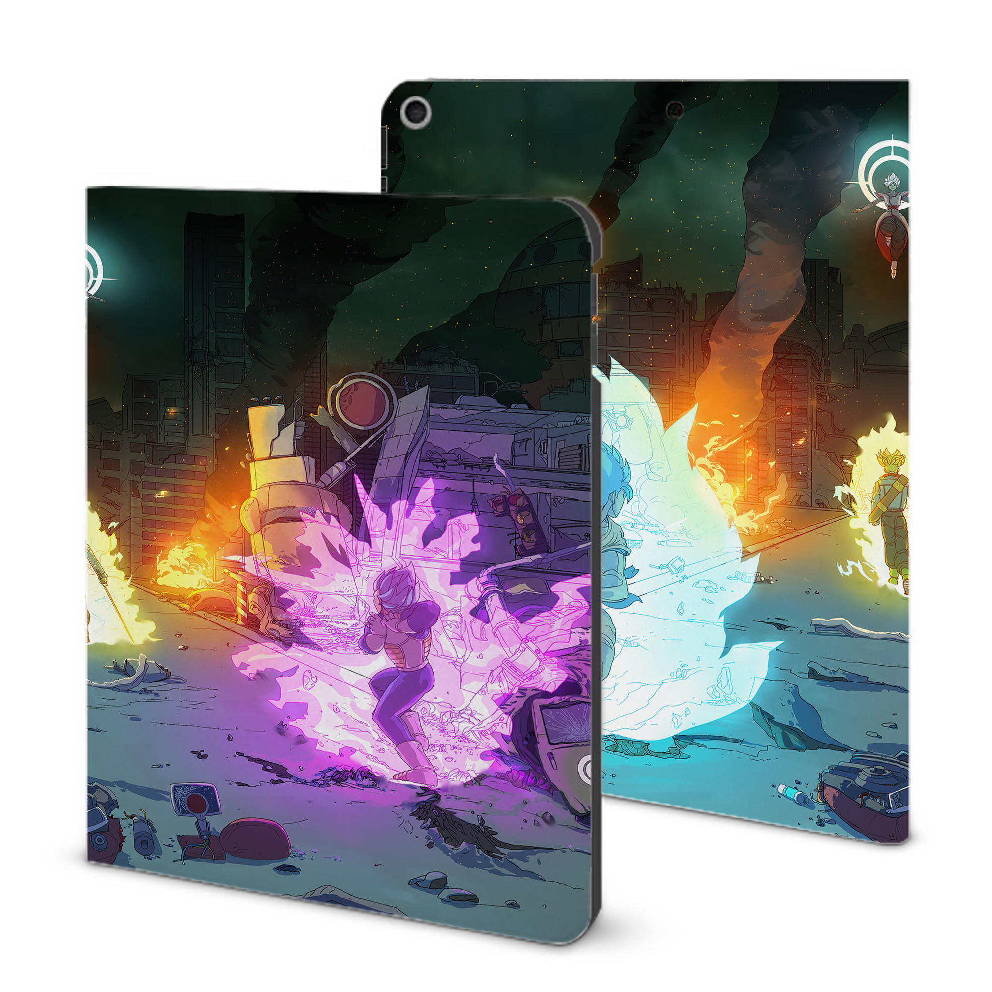 （画像用） ドラゴンボール DRAGON BALL IPad ケース ブック型 PUレザー TPU 耐衝撃 軽量 薄型 ペン収納なし 全面保護 IPad 各モデル対応